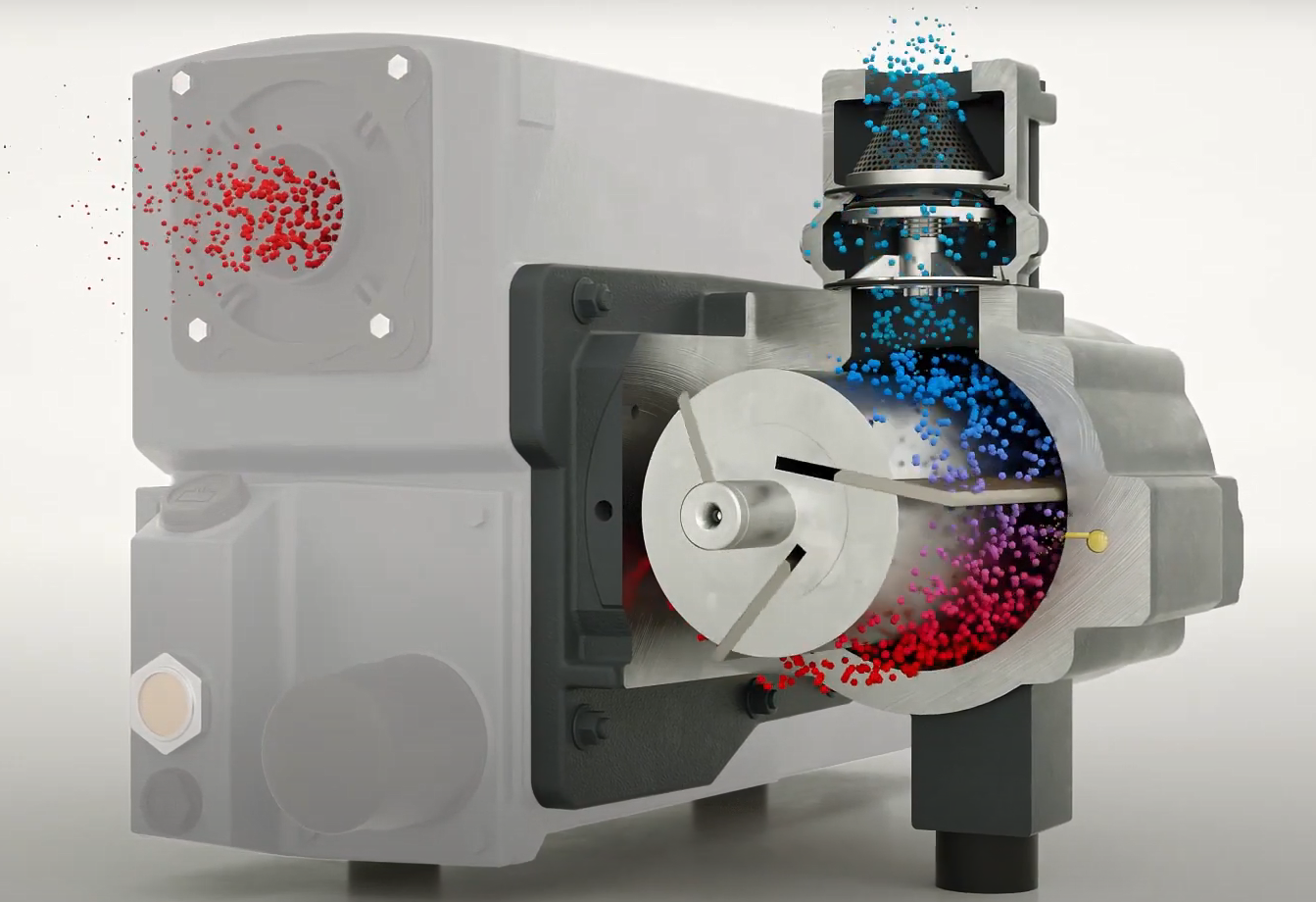 NGUYÊN LÝ HOẠT ĐỘNG CỦA BƠM HÚT CHÂN KHÔNG