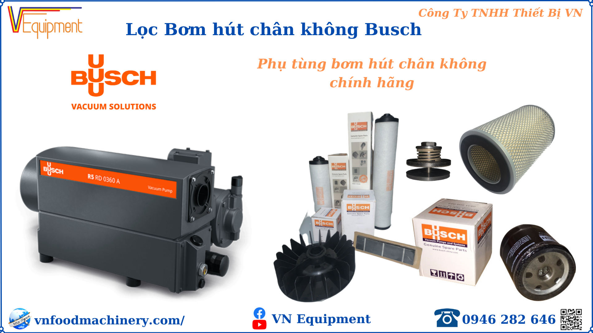 Bơm hút chân không busch