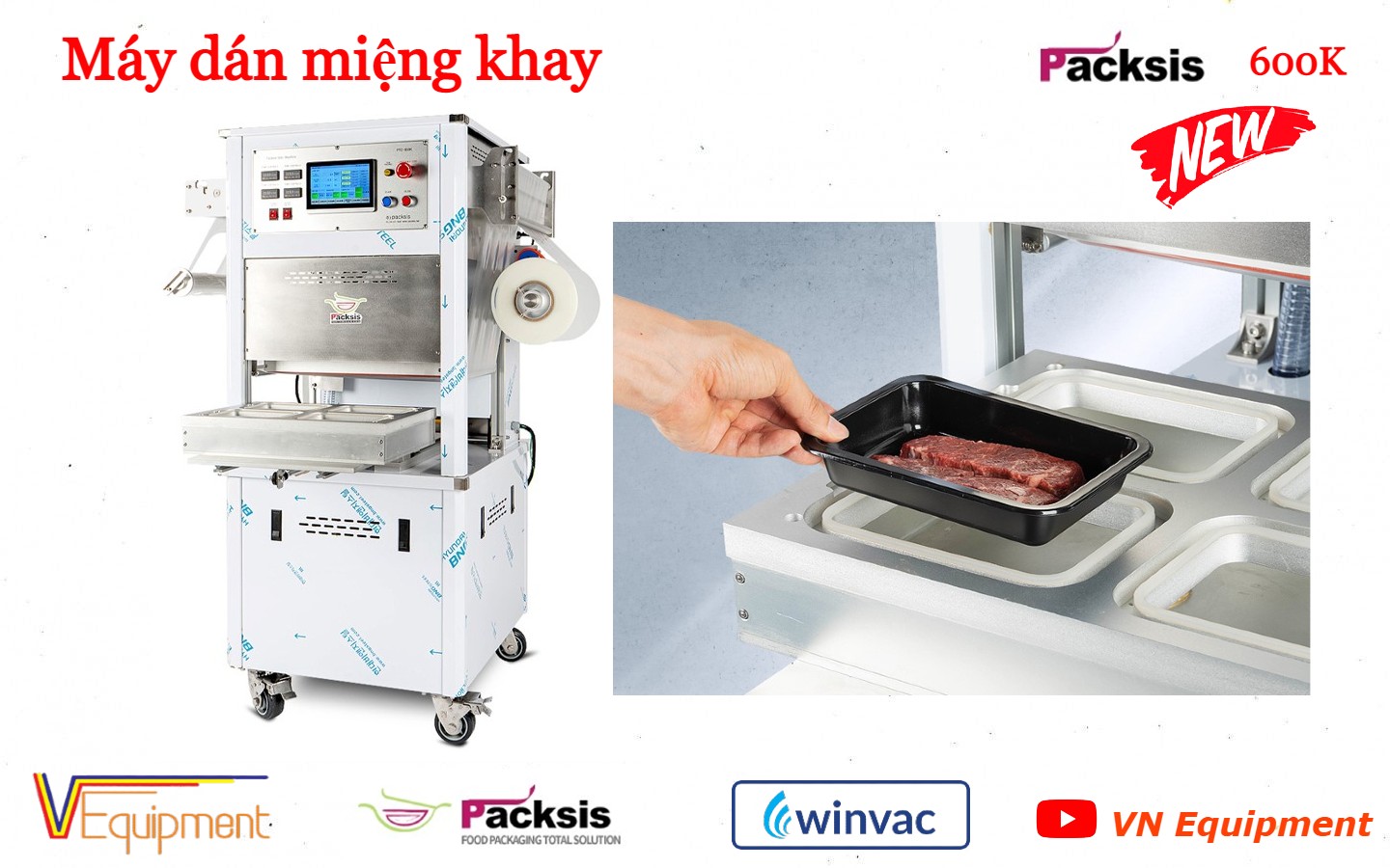 MÁY DÁN KHAY PACKSIS 600K