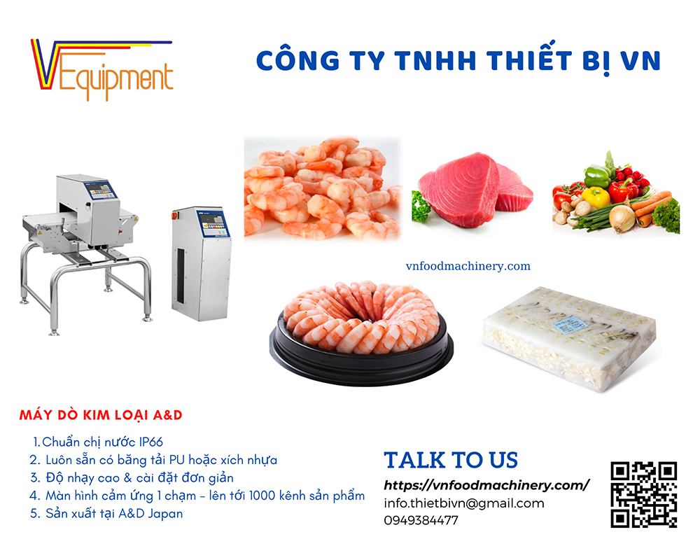 MÁY DÒ KIM LOẠI THỰC PHẨM A&D