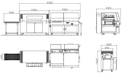 MÁY BỌC MÀNG CO POF TỐC ĐỘ CAO