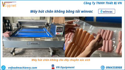 Máy hút chân không băng tải Winvac