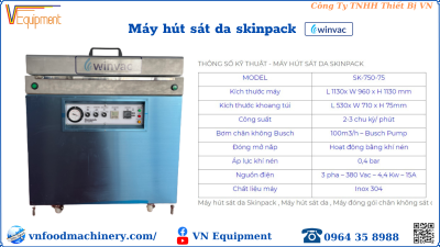 Máy hút sát da skinpack