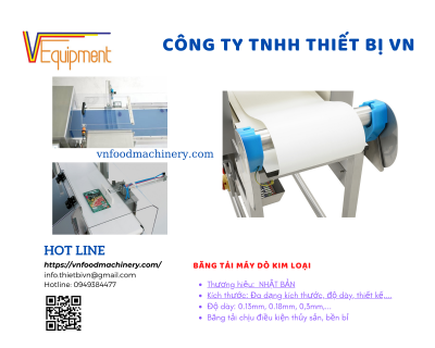 BĂNG TẢI MÁY DÒ KIM LOẠI THỰC PHẨM