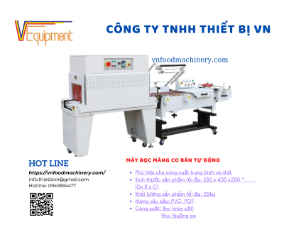 MÁY BỌC MÀNG CO BÁN TỰ ĐỘNG