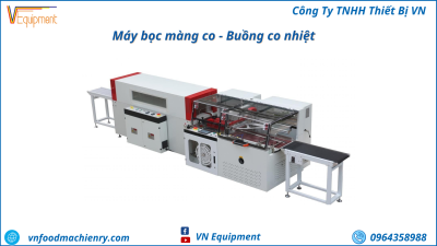 Máy bọc màng co - Buồng co nhiệt