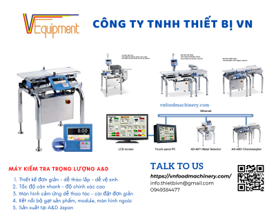 MÁY KIỂM TRA TRỌNG LƯỢNG A&D CHECKWEIGHER